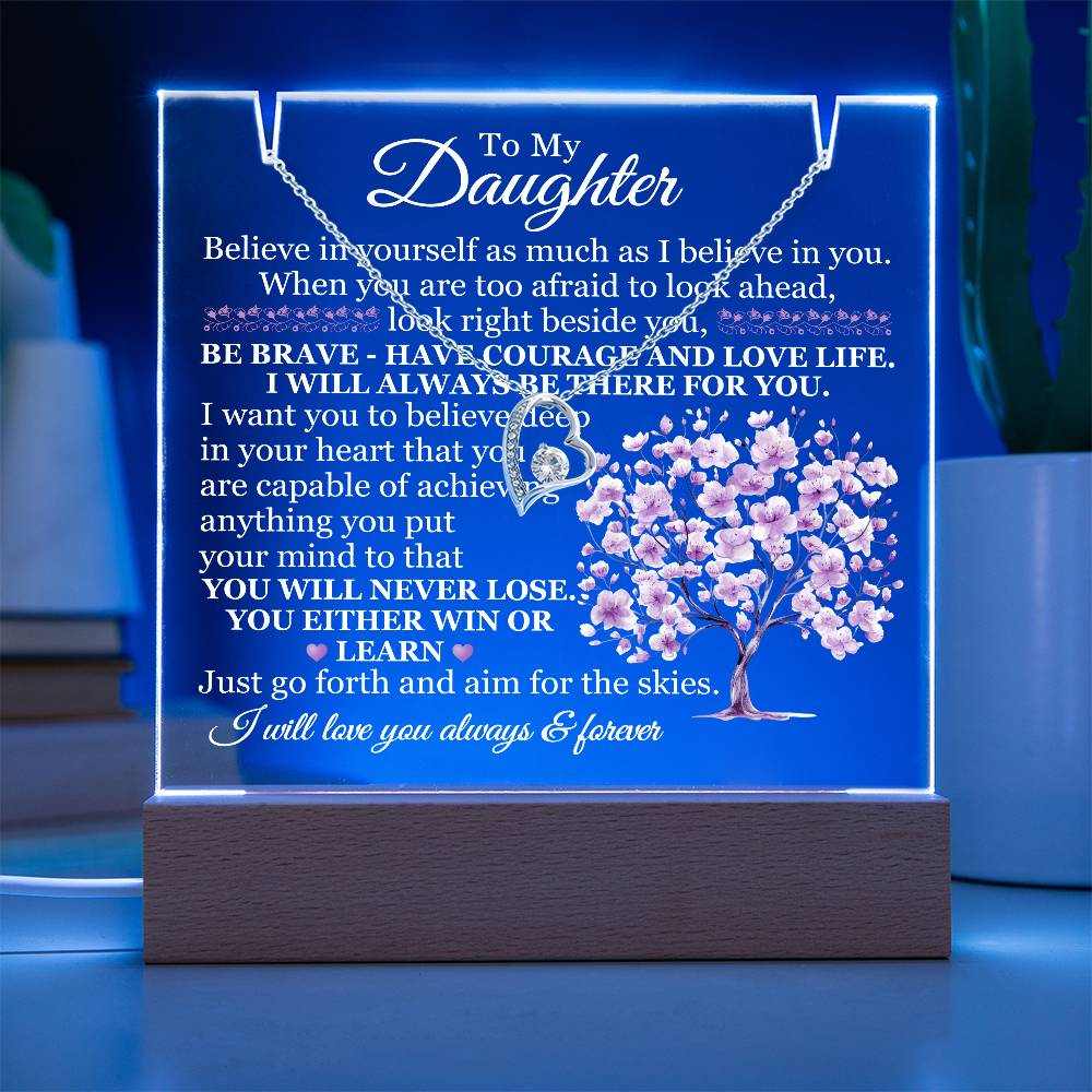 Daughter - Inspirational Acrylic Keepsake