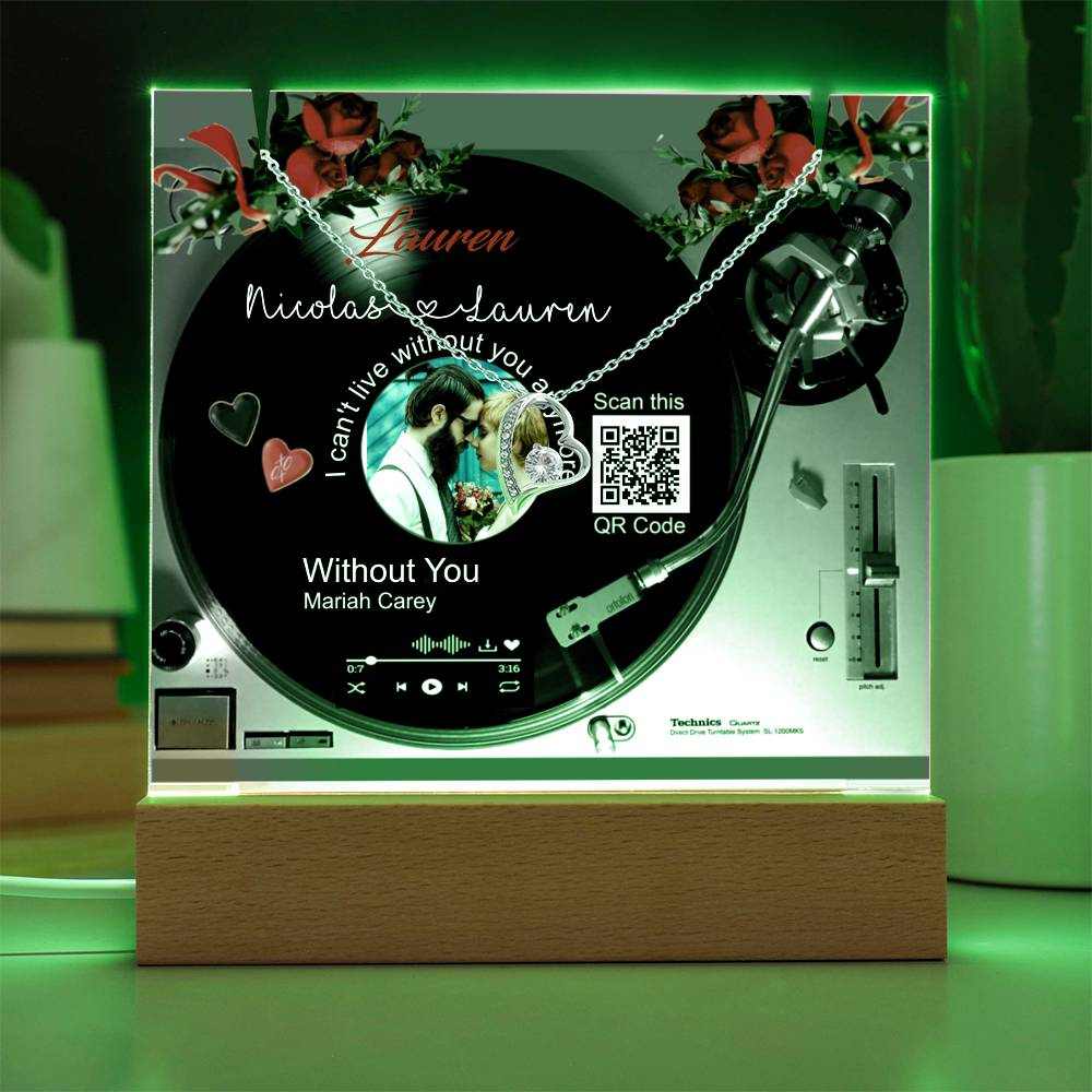 Music QR code Night Stand