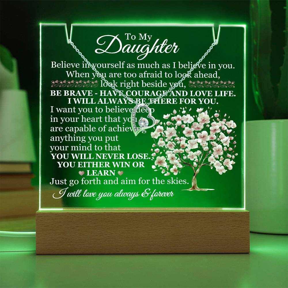Daughter - Inspirational Acrylic Keepsake