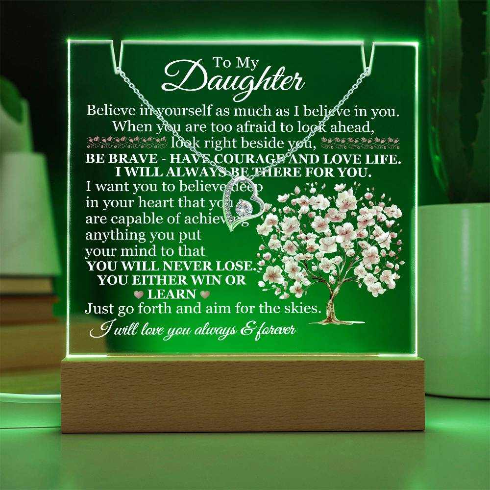 Daughter - Inspirational Acrylic Keepsake