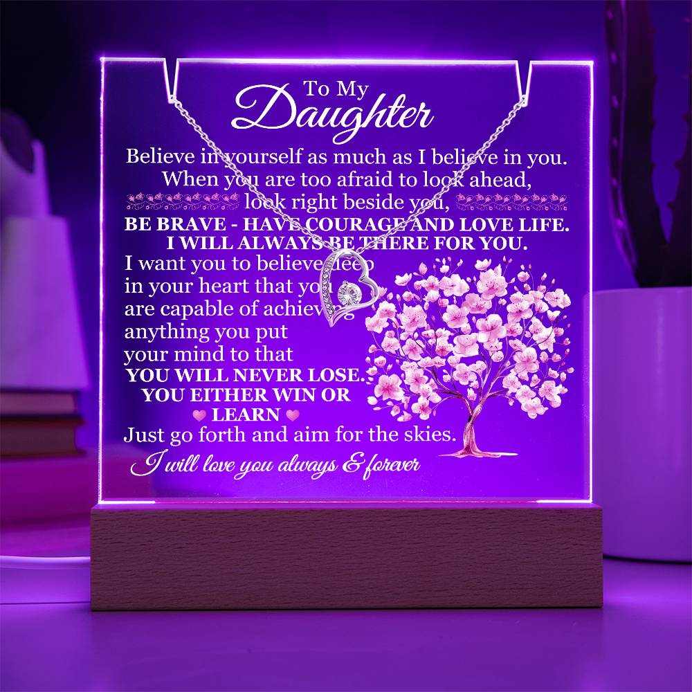 Daughter - Inspirational Acrylic Keepsake