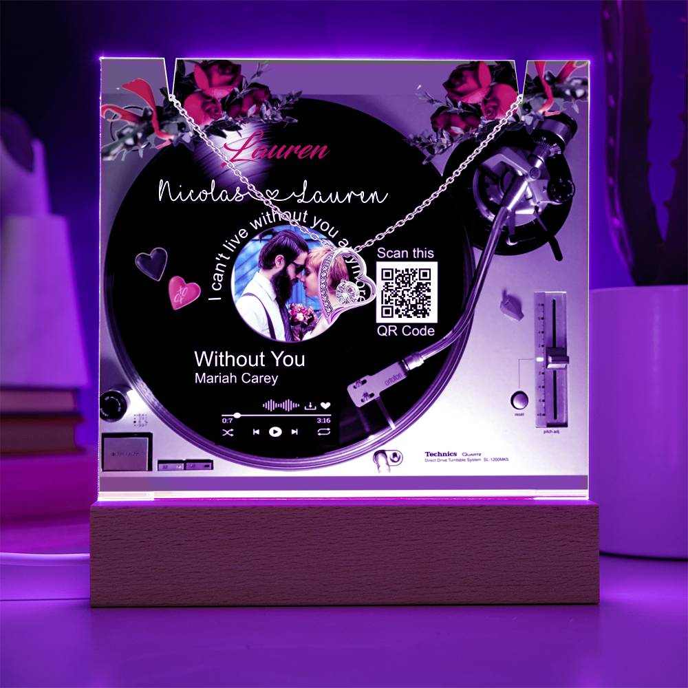 Music QR code Night Stand
