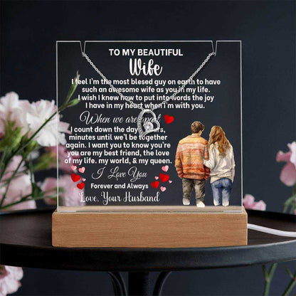 Beautiful Wife - Heartfelt Acrylic Keepsake