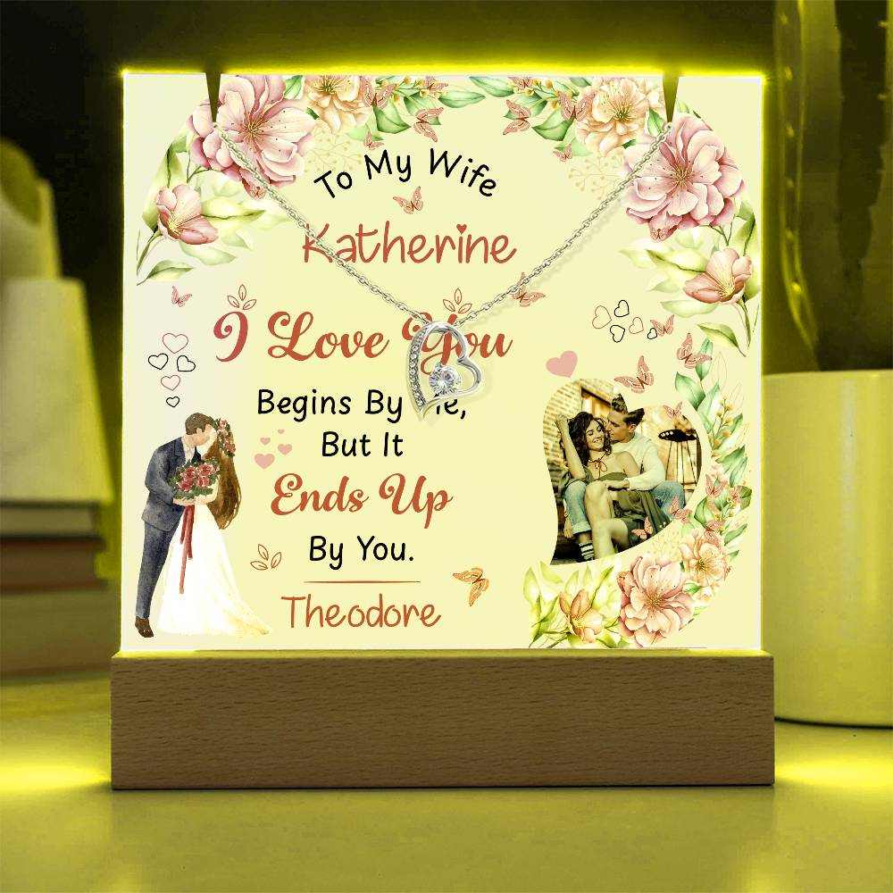 love - Acrylic Night Light Stand