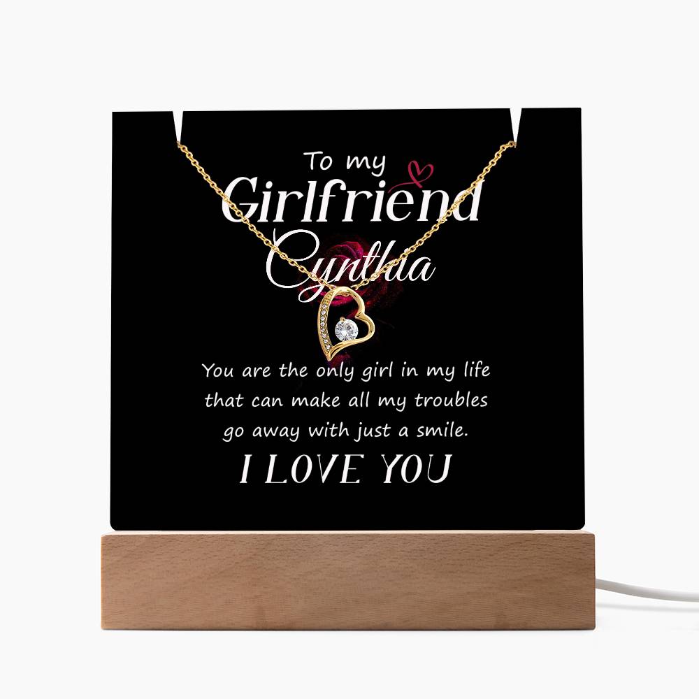 Keepsake Acrylic glow