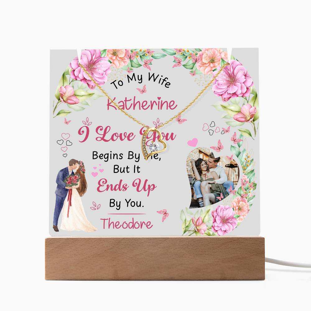 love - Acrylic Night Light Stand