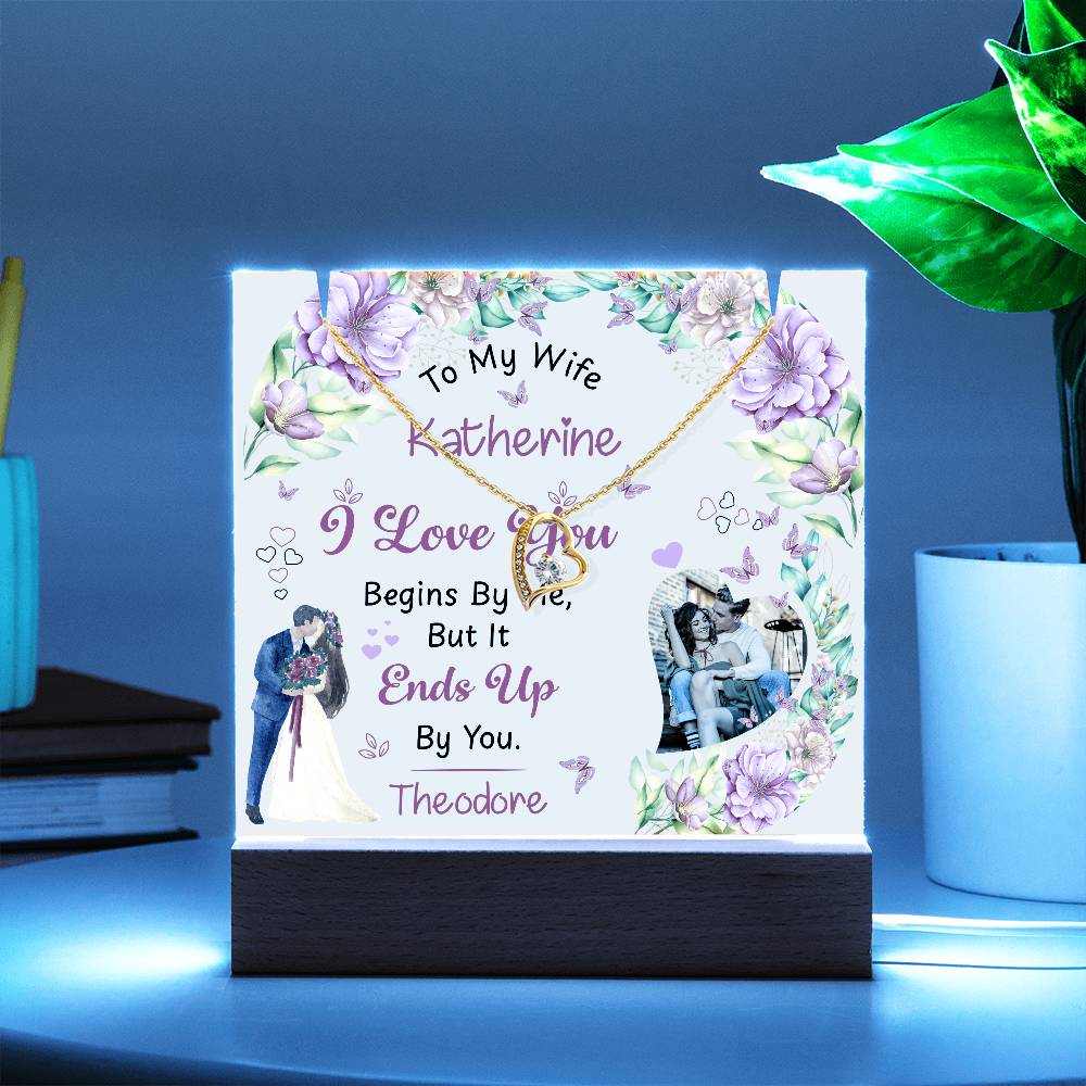 love - Acrylic Night Light Stand