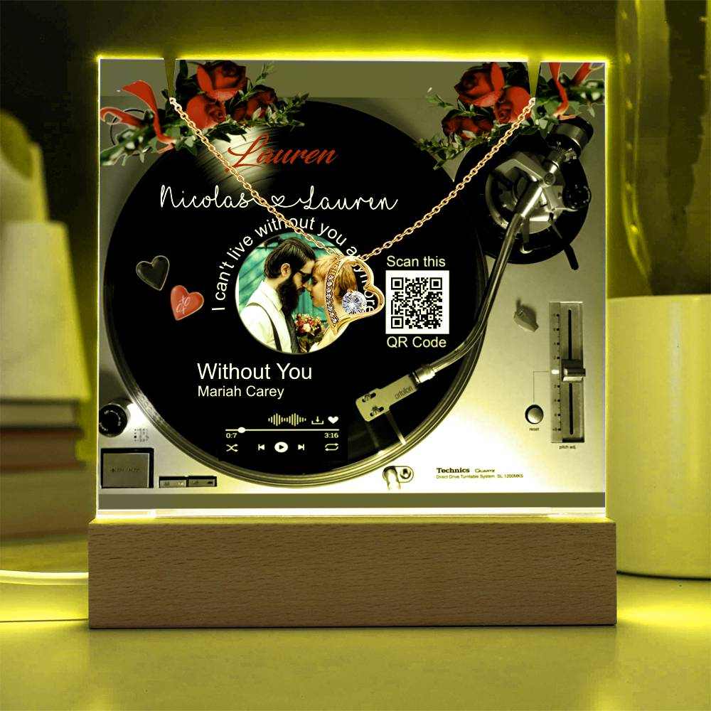 Music QR code Night Stand