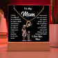 Heart Shaped Mom Gift Night Light Mother Home Decor Gift