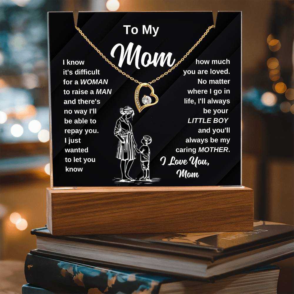 Heart Shaped Mom Gift Night Light Mother Home Decor Gift