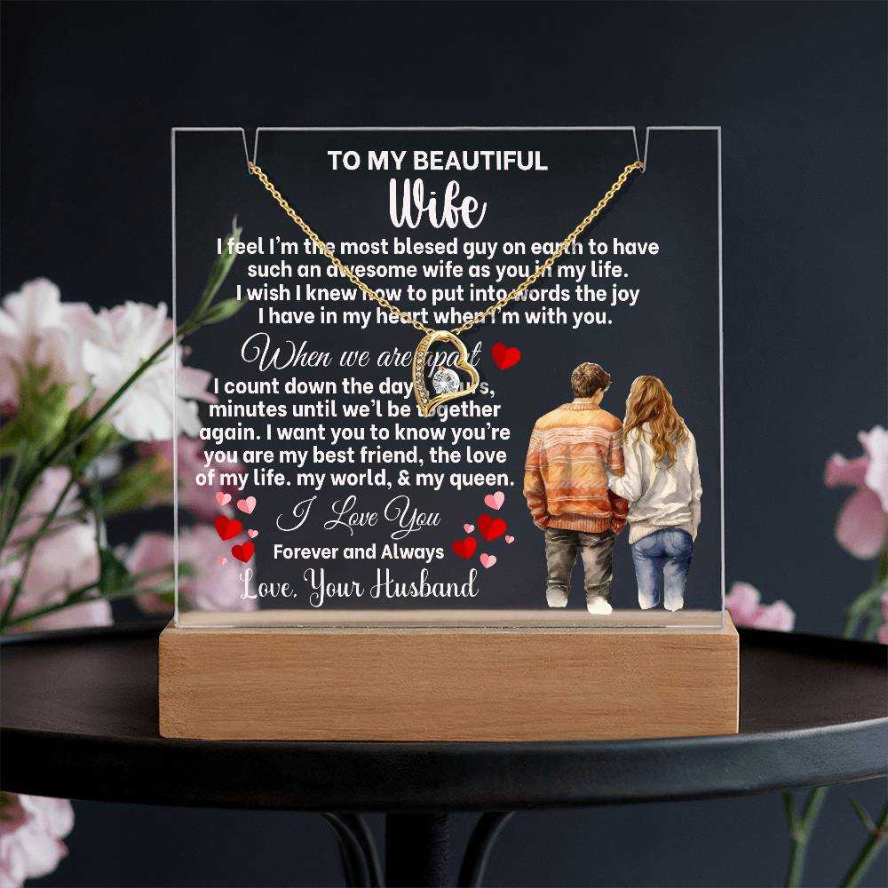 Beautiful Wife - Heartfelt Acrylic Keepsake