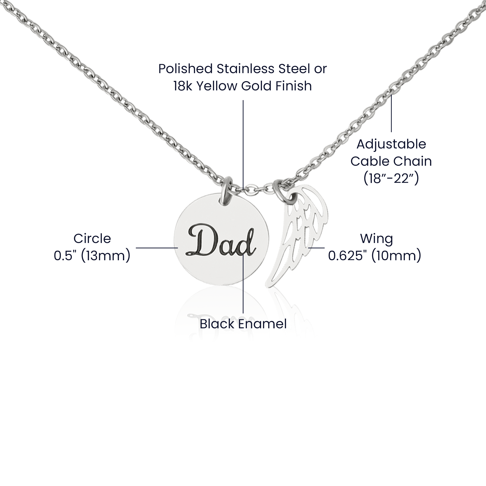Memorial Necklace cherished memories