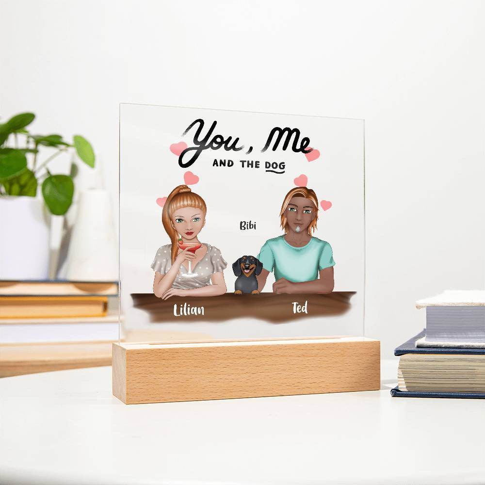 printed square acrylic plaque