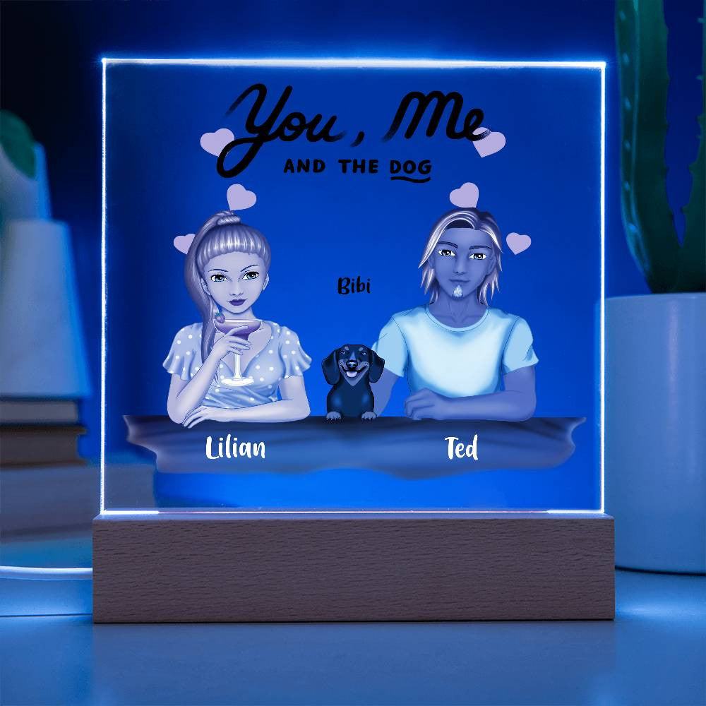 printed square acrylic plaque