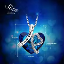 I Love You Forever Necklace - To My Beautiful Soulmate Gift ... Quincy