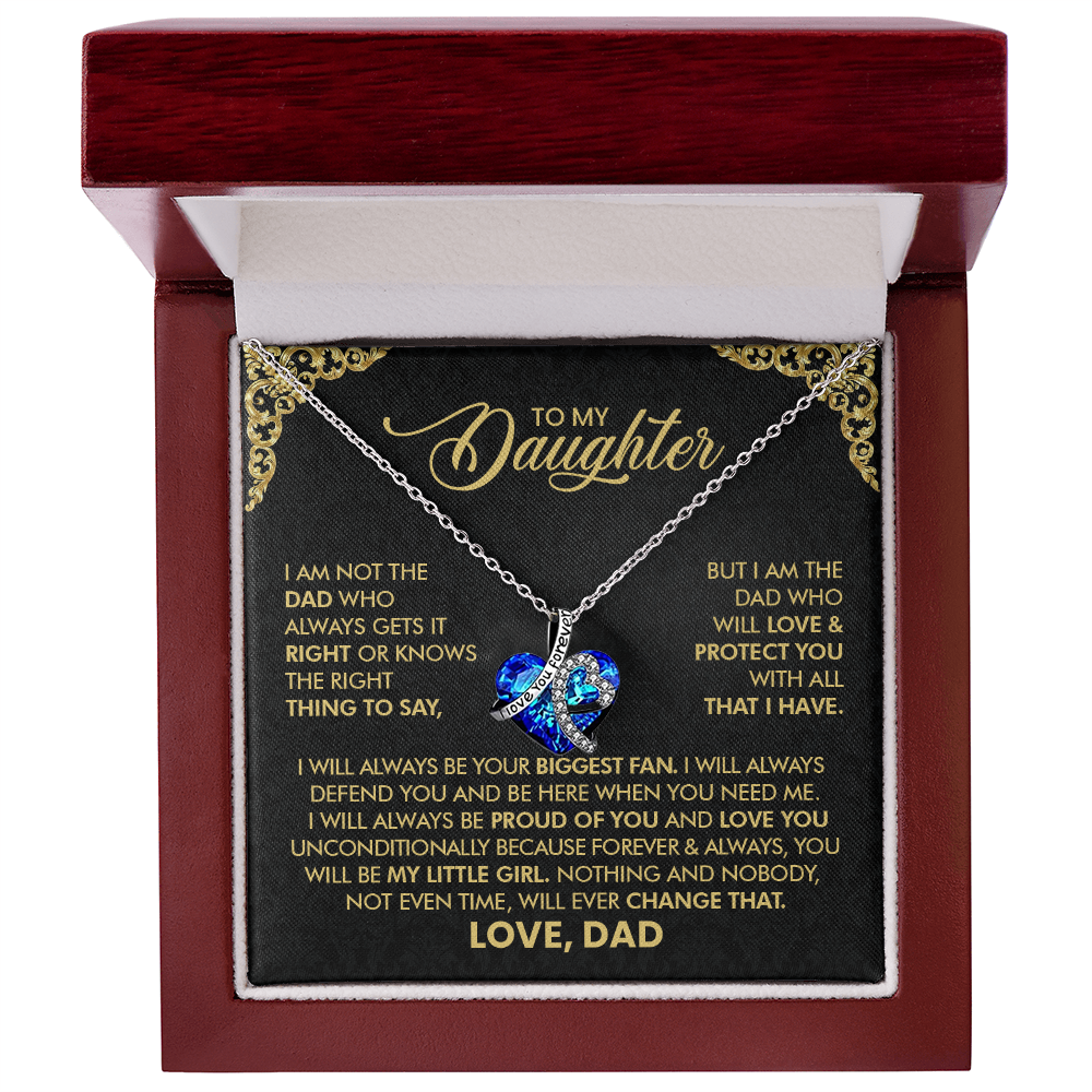 I Love You Forever Necklace - To my Daughter ... Quincy