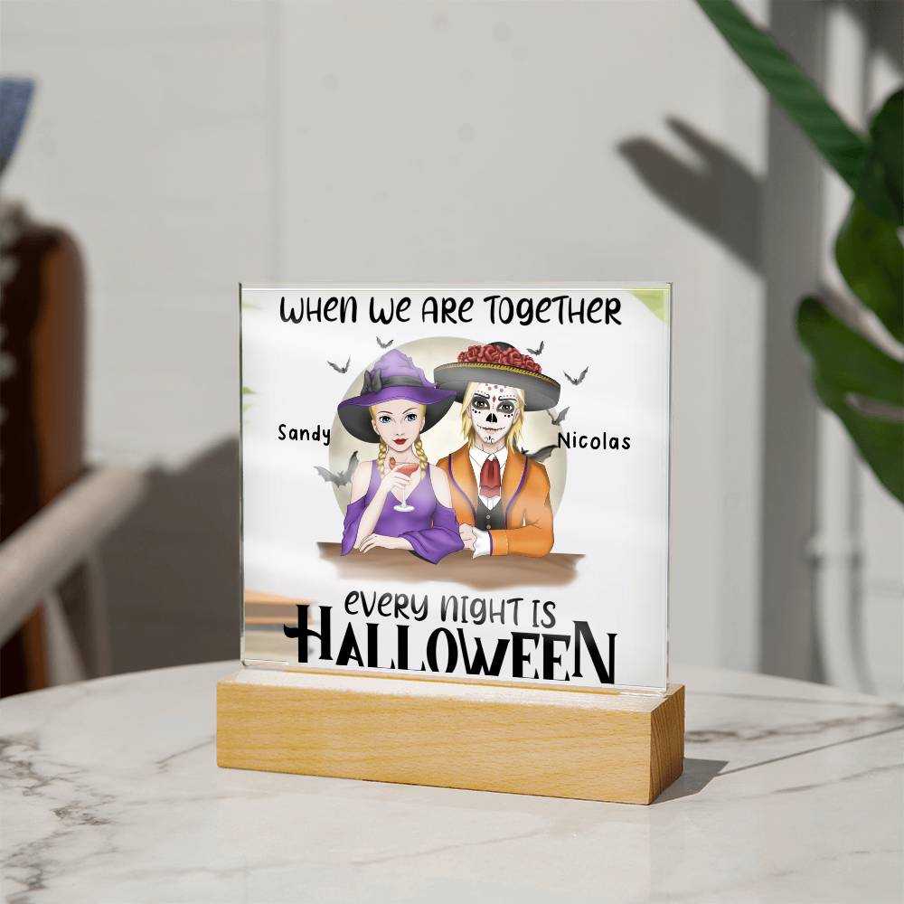 printed square acrylic plaque