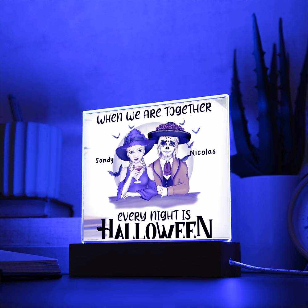 printed square acrylic plaque