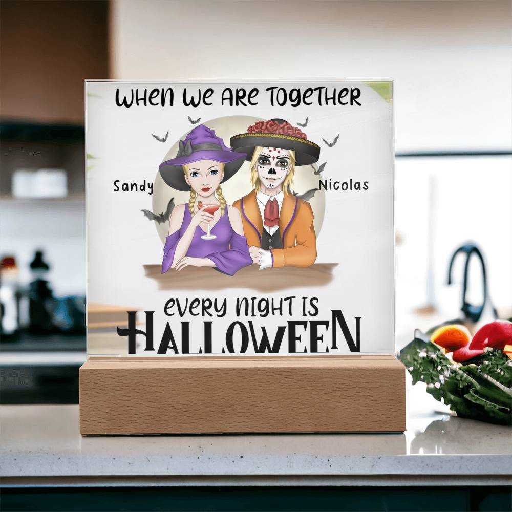 printed square acrylic plaque