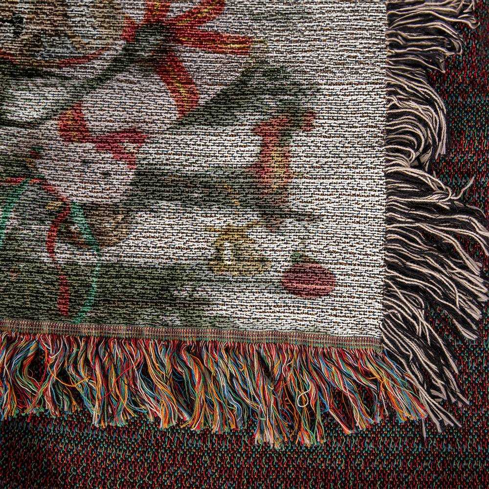 personalized christmas blanket