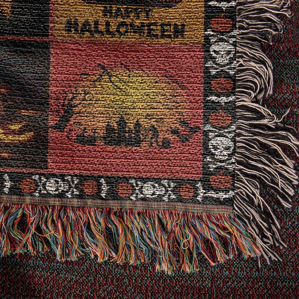 heirloom photo woven blanket