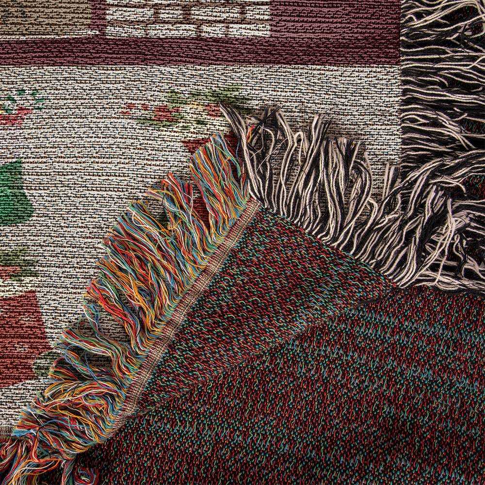 heirloom photo woven blanket