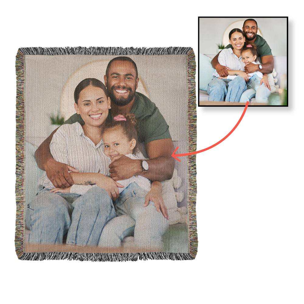 personalized christmas blanket