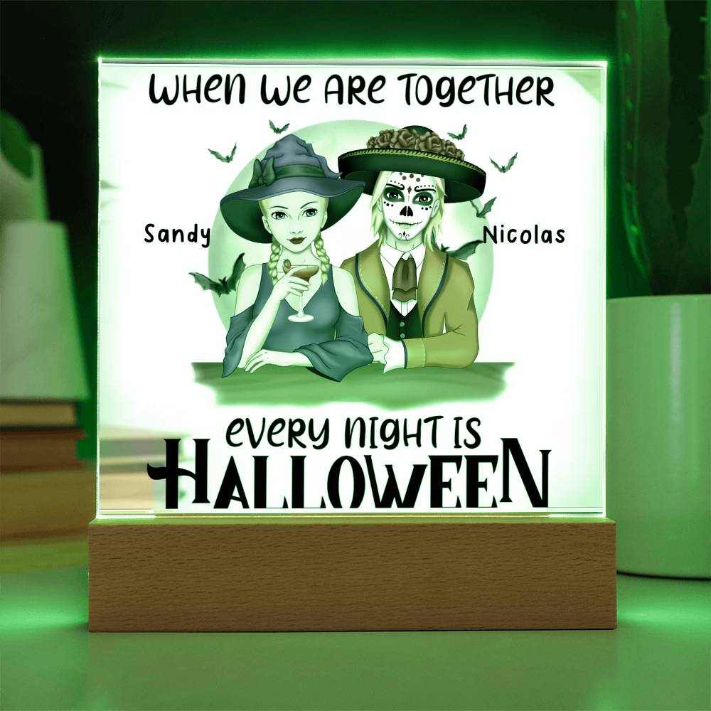printed square acrylic plaque