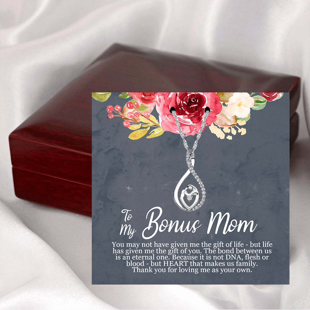 Mom & Child Necklace - Mahogany Luxury Box included - Ready for Present - STM007 - Real Gifts Of Love