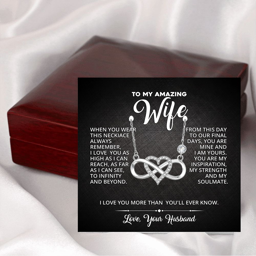 I Love You to Infinity - Necklace for Soulmate/Wife - STM032 - Real Gifts Of Love