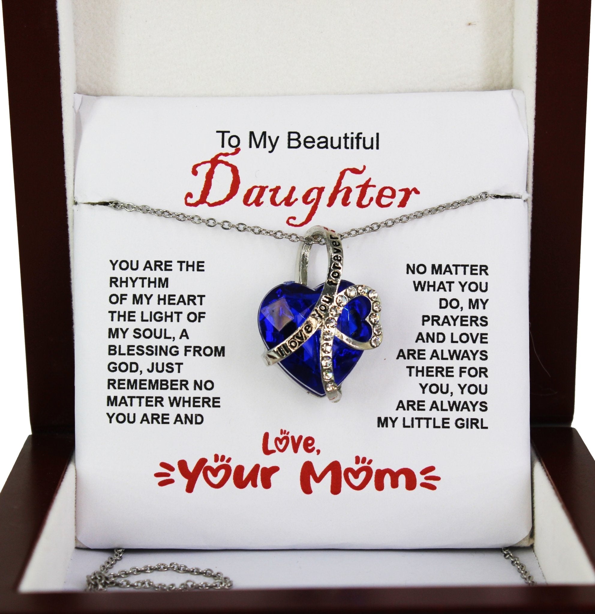 [Almost Sold Out] Daughter-the rhythm of my heart- Necklace-More Variant - Quincy - Real Gifts Of Love