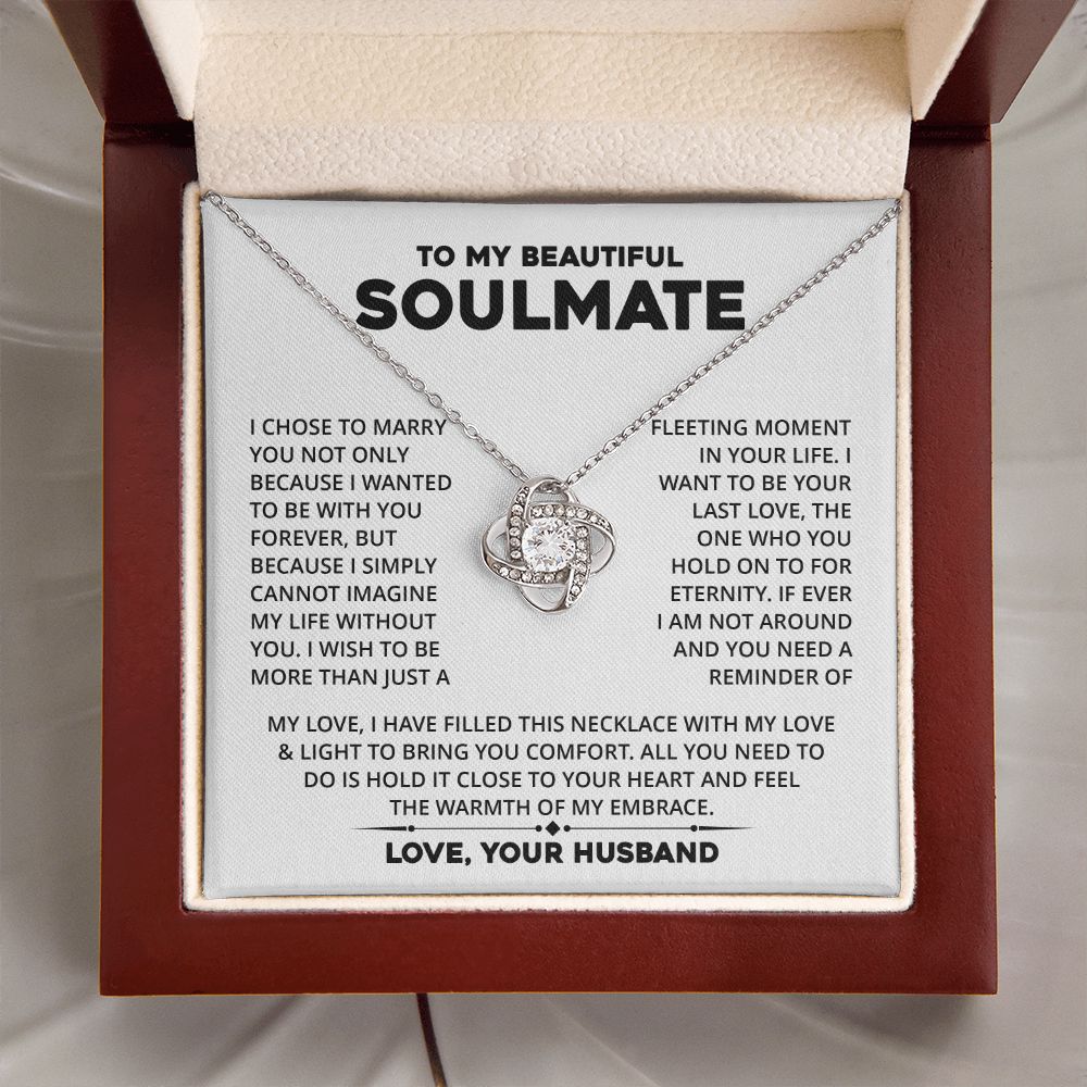 [Almost Sold Out] Soulmate - Cannot Imaging My Life Without You - Necklace - Real Gifts Of Love