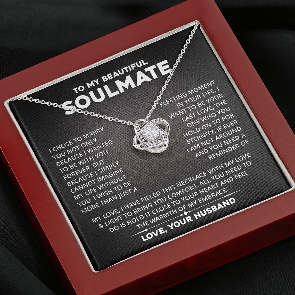 [Almost Sold Out] Soulmate - Cannot Imaging My Life Without You - Necklace B - Quincy - Real Gifts Of Love