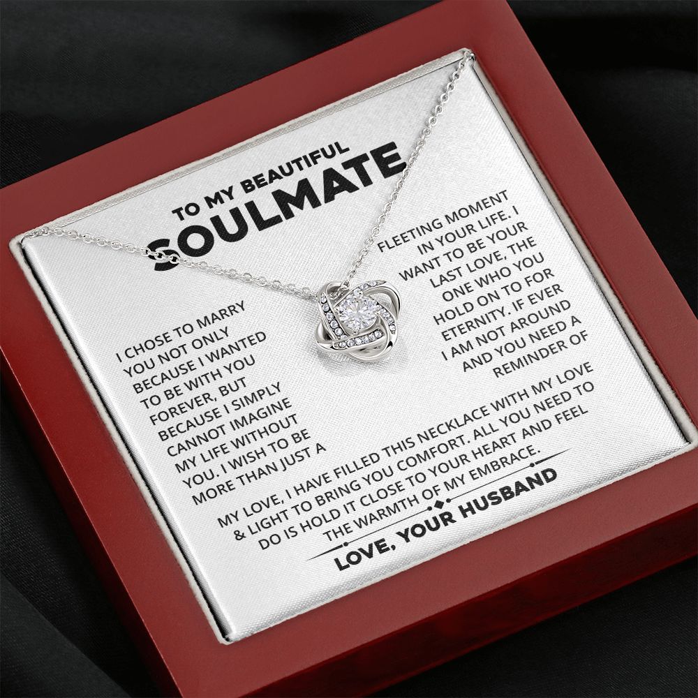 [Almost Sold Out] Soulmate - Cannot Imaging My Life Without You - Necklace - Quincy - Real Gifts Of Love
