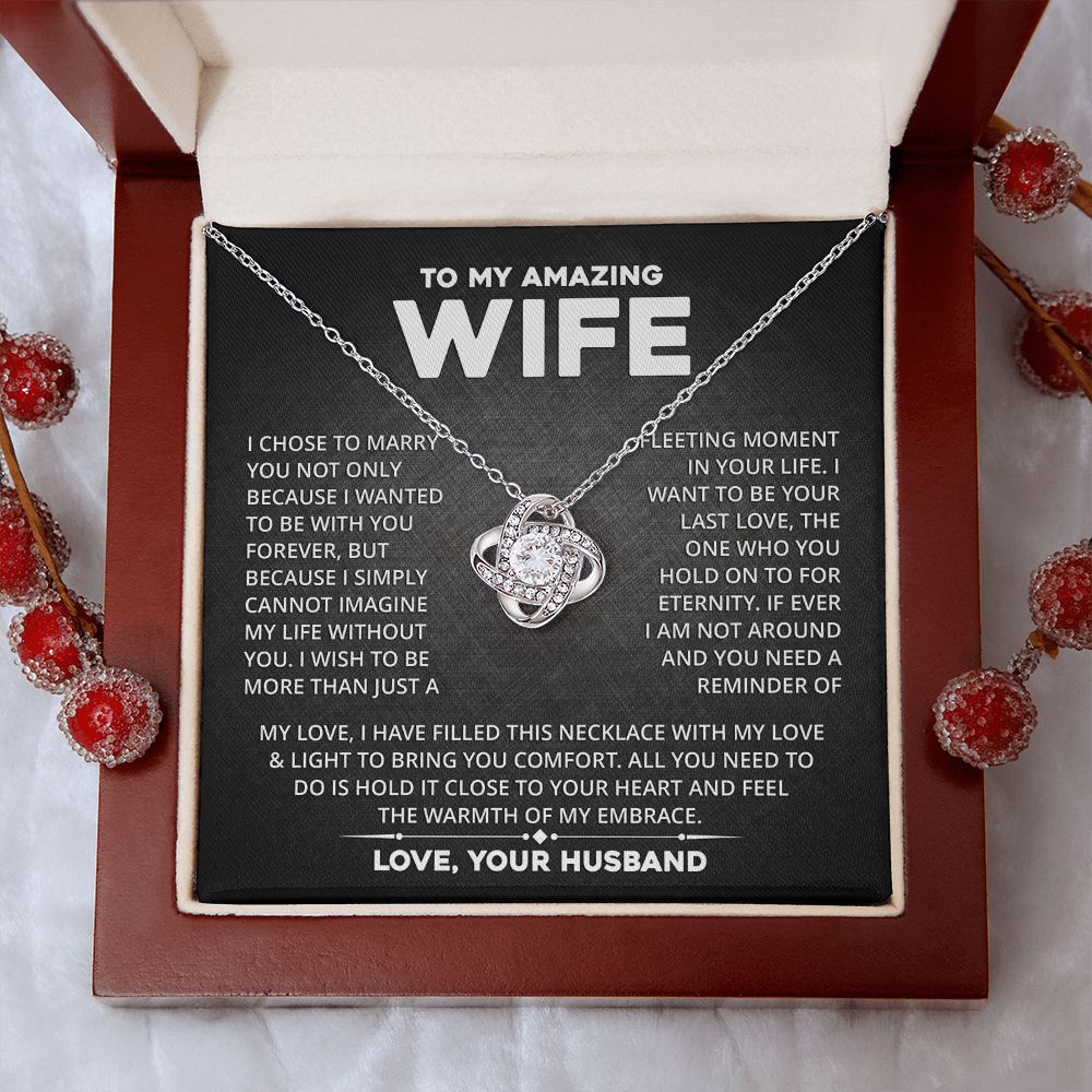 [Almost Sold Out] Wife - Cannot Imaging My Life Without You - Necklace B - Quincy - Real Gifts Of Love