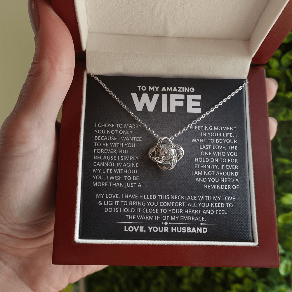 [Almost Sold Out] Wife - Cannot Imaging My Life Without You - Necklace B - Quincy - Real Gifts Of Love