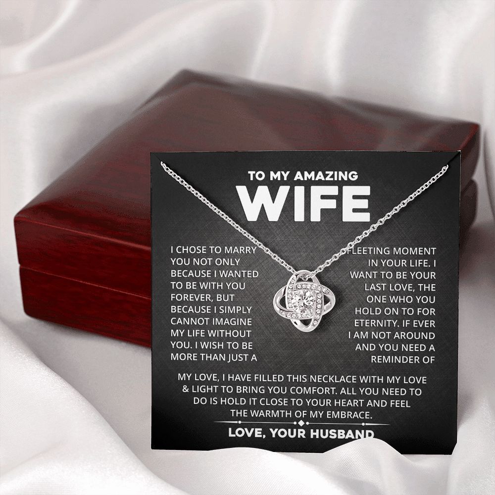 [Almost Sold Out] Wife - Cannot Imaging My Life Without You - Necklace B - Quincy - Real Gifts Of Love