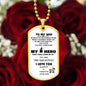 Dog Tag Necklace for Dad. Dad You Are My Hero. - Real Gifts Of Love