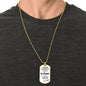 Dog Tag Necklace for Dad. Dad You Are My Hero. - Real Gifts Of Love