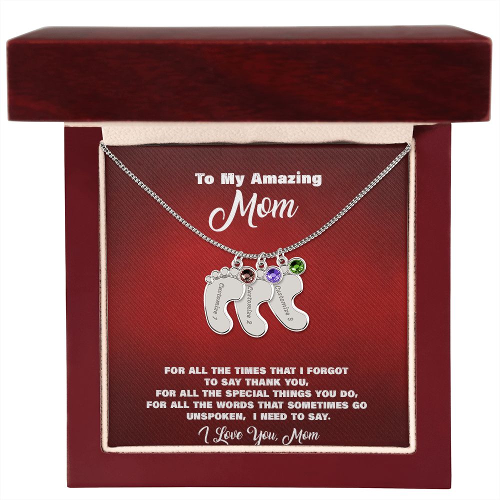 To my amazing Mom - for all the unspoken word, I need to say I Love You, Mom