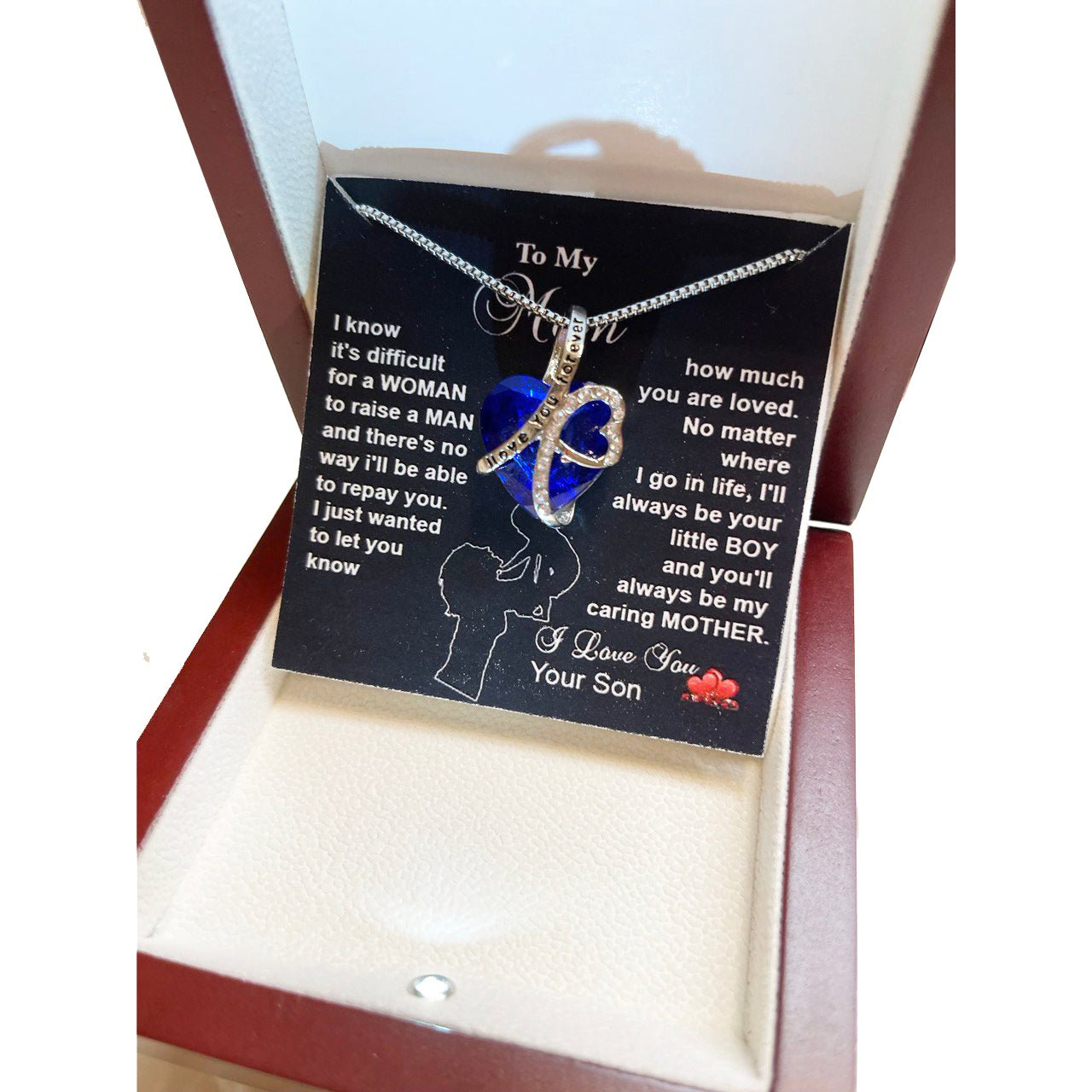 To My Mom - Difficult for a woman to raise a MAN - Quincy - Real Gifts Of Love