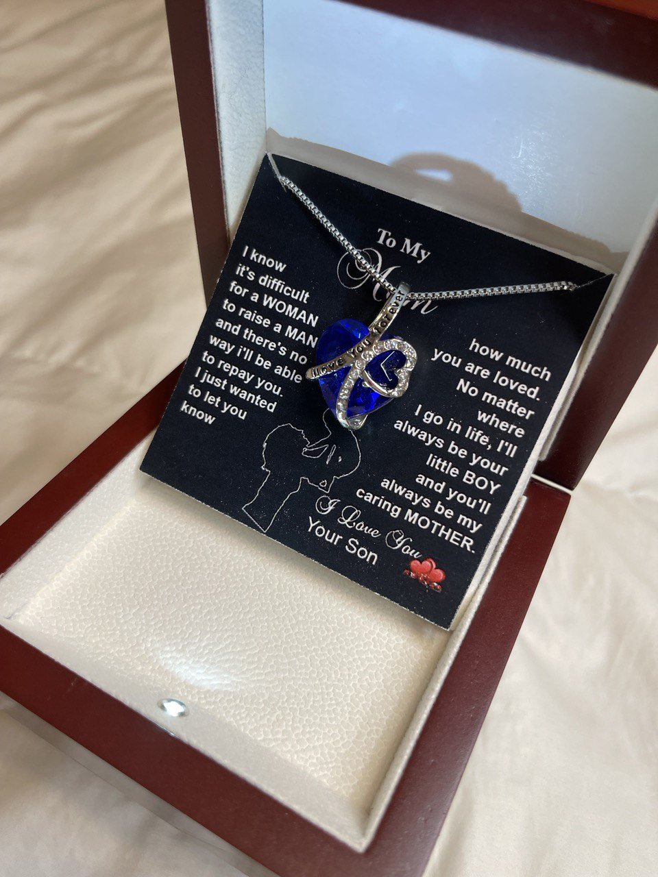 To My Mom - Difficult for a woman to raise a MAN - Quincy - Real Gifts Of Love