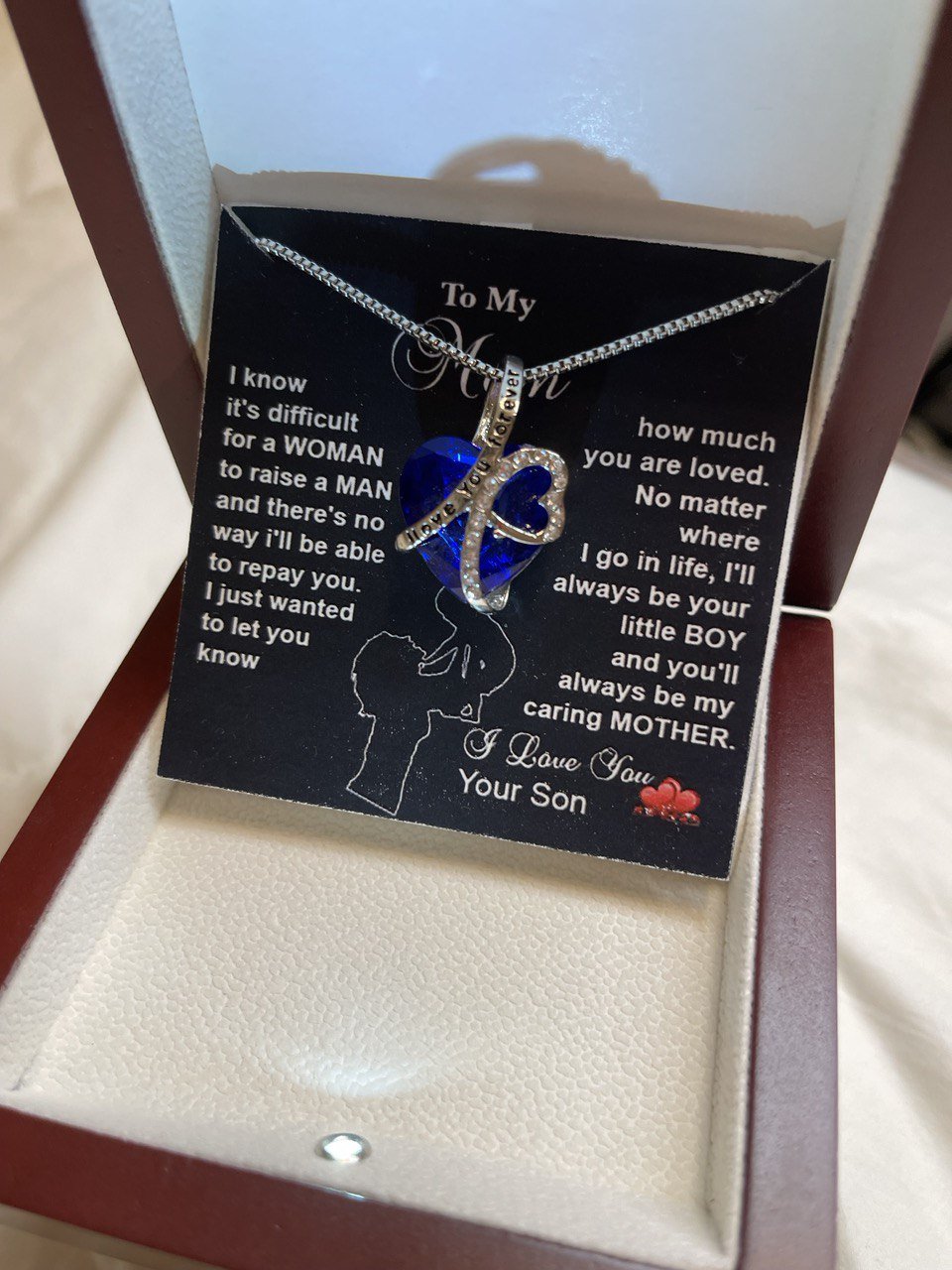 To My Mom - Difficult for a woman to raise a MAN - Quincy - Real Gifts Of Love