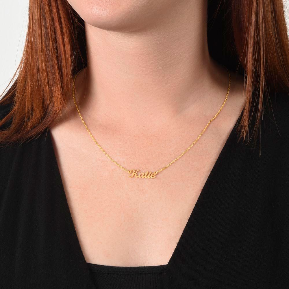 Daughters name sale necklace