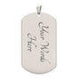 Dog Tag Necklace for Dad. Dad You Are My Hero. - Real Gifts Of Love