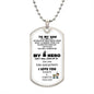 Dog Tag Necklace for Dad. Dad You Are My Hero. - Real Gifts Of Love