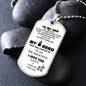 Dog Tag Necklace for Dad. Dad You Are My Hero. - Real Gifts Of Love