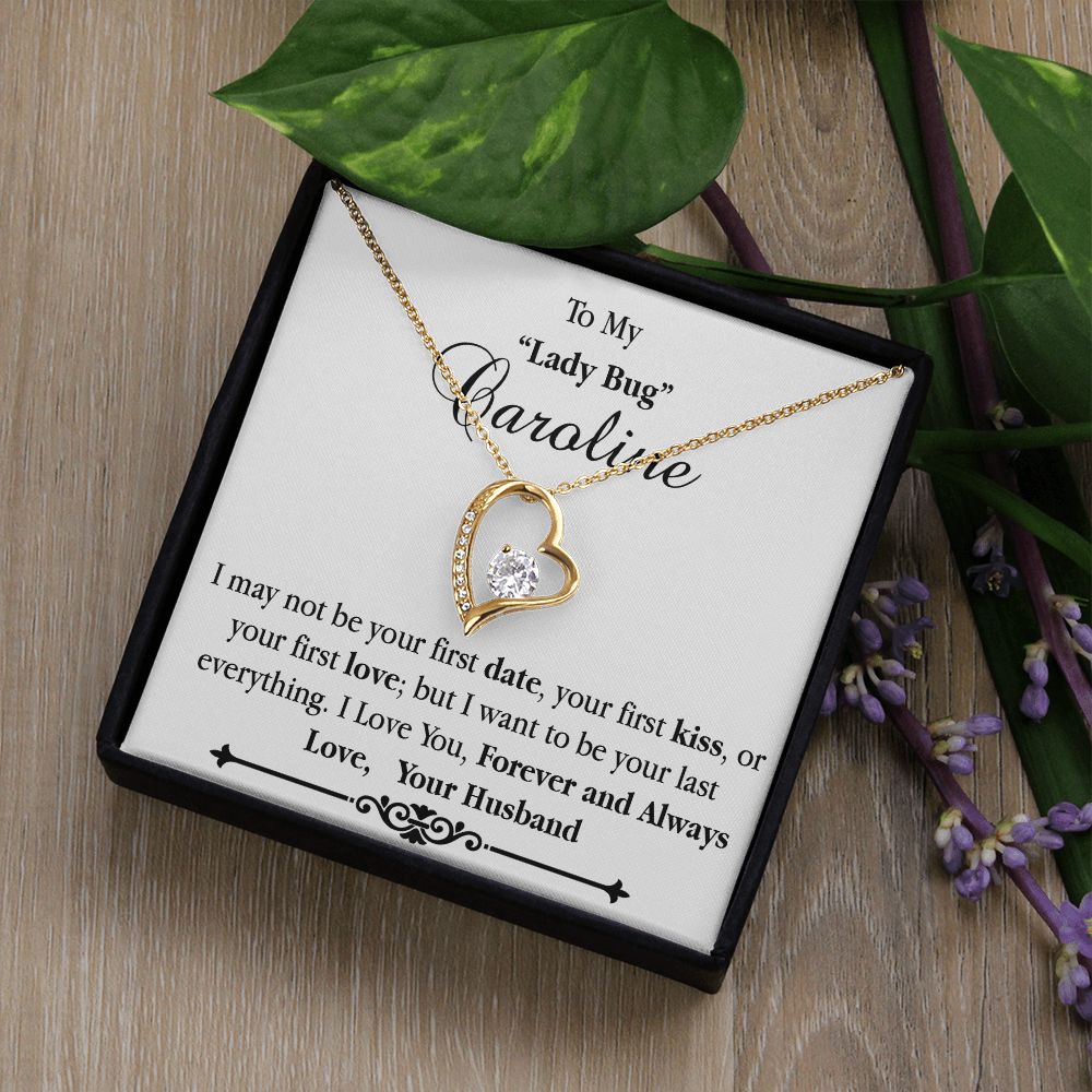 Forever Love Necklace - Personalized Nickname + Your Name - Not your First Date ... - Real Gifts Of Love