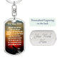 Swivel Key Chain - Perfect for Son - Can be personalized in the back. Happy Valentines - Real Gifts Of Love