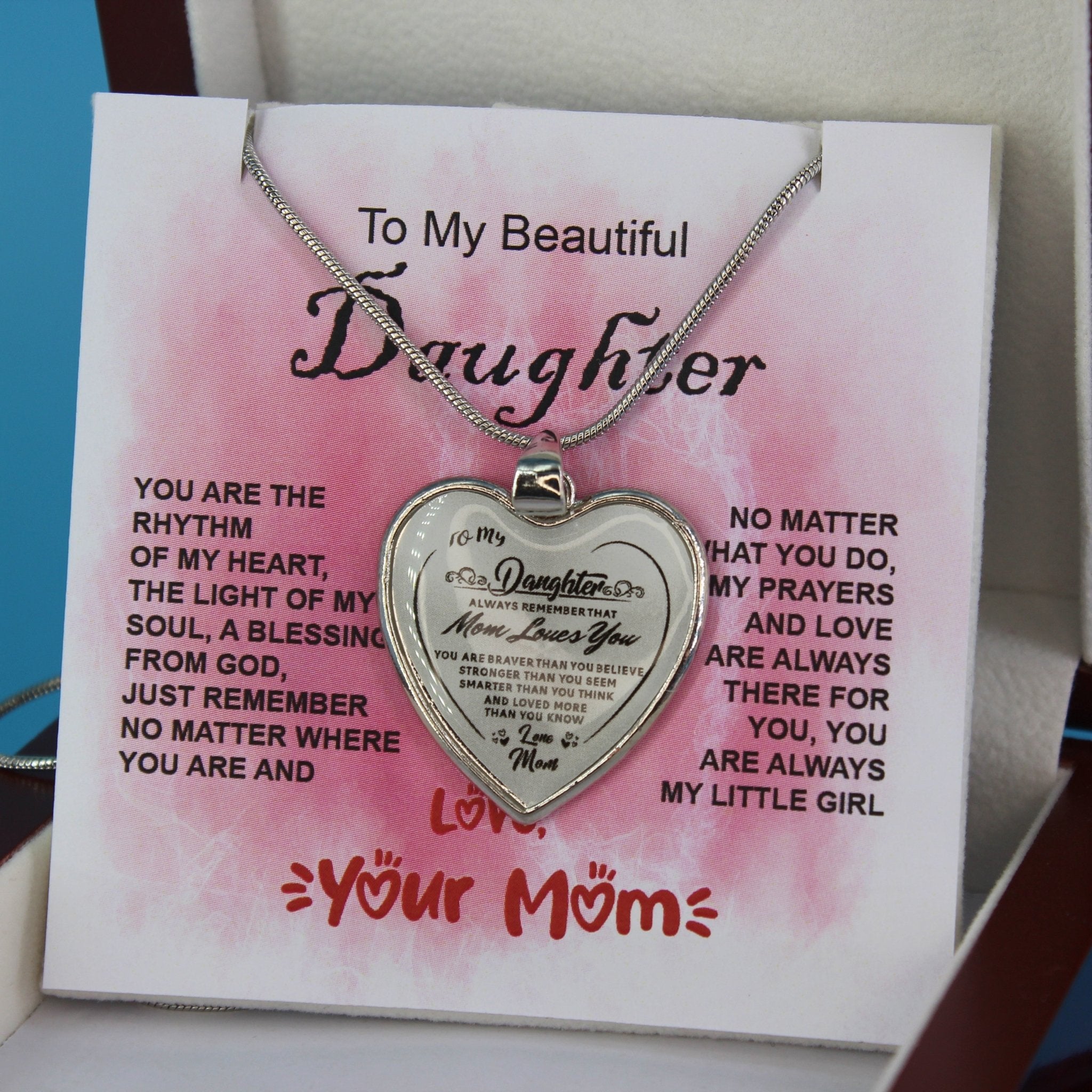 To my beautiful Daughter, you are the braver than you think ... Mahogany Box Included – Quincy - Real Gifts Of Love